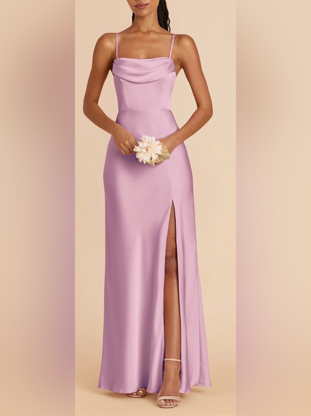 Birdy Grey Mia Dress
Matte Satin -Orchid- Size S